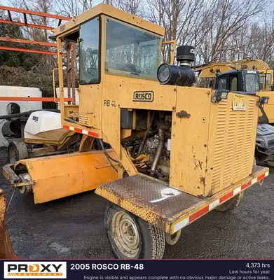 Used 2005 ROSCO RB-48 Street Sweeper New Jersey US | Proxy Equipment #1385307