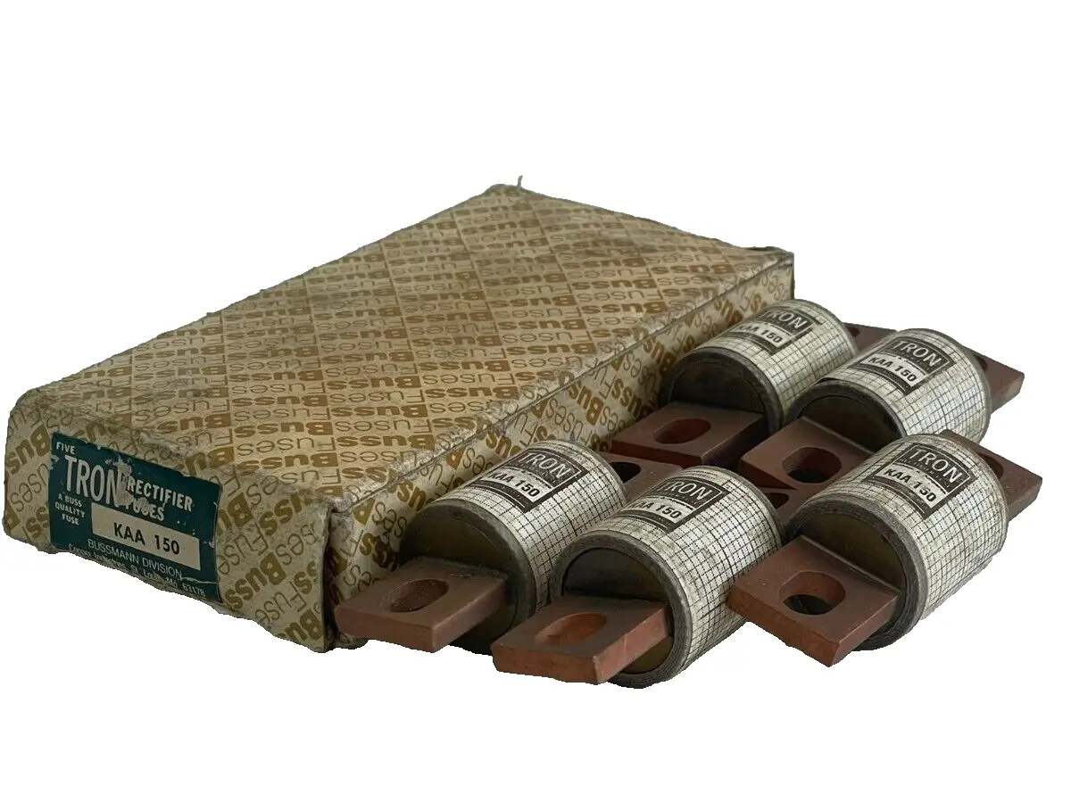 NEW BUSSMANN TRON KAA 150 RECTIFIER FUSES KAA150 LOT OF 5