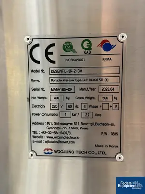 Used N/A Rotary type Double heads Multi color Design Filling Machine Liquid Fillers Ohio US | Federal Equipment Company #1053734