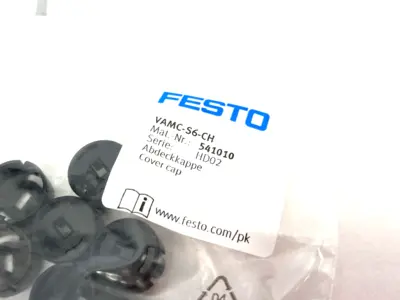 New | in-Stock Festo Cover Cap, Black, 541010, 10-PACK Parts (Hydraulics and Pneumatics) Michigan US | Maverick Industrial Sales #1410870