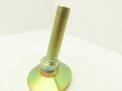 Carr Lane CL-16-SLF Stud Leveling Foot Zink Plated 4" Pad 1" Stud Lot of 4 Read