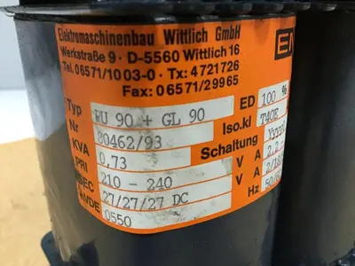 USED EMB WITTLICH PU90 + GL90