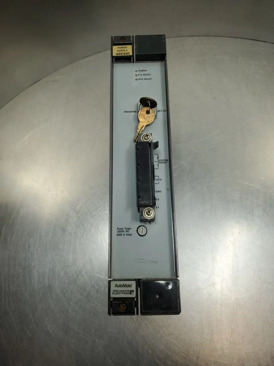 Used Reliance Electric 45C321 Power Supply Module, (802820-94RJ), 250V AC PLC Power Supplies South Carolina US | Palmetto Automation #1544608