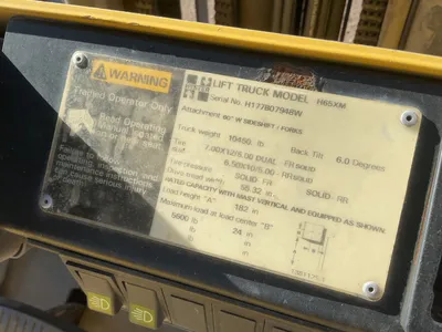 Used HYSTER H65XM DIESEL Internal Combustion Forklifts: Pneumatic Tire Michigan US | Miedema Asset Management Group #1444917