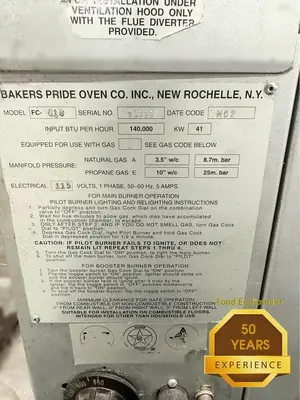Used BAKERS PRIDE Y600 FORNO Pizza Equipment British Columbia CA | Surrey Food Equipment #1540151