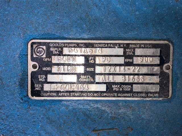 Used Goulds 3180L Pumps Minnesota US | Peak Machinery, Inc. #285396