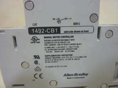 USED ALLEN BRADLEY 1492-CB1/H100 SER C