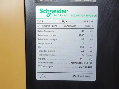 NEW SCHNEIDER ELECTRIC SF2 (ECOFIT)