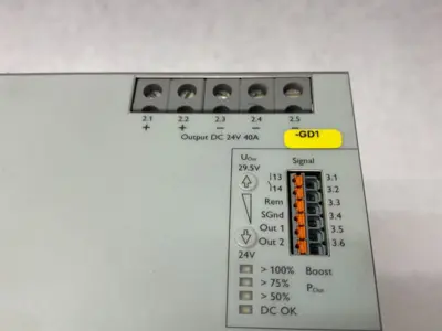 QUINT4-PS/1AC/24DC/40,2904603 | Phoenix Contact QUINT4-PS/1AC/24DC/40 Primary Switched Power Supply 2904603 - Used