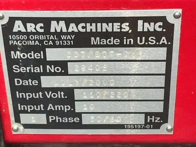 Used 2000 ARC MACHINES 227/207CW Welding Machinery (Other) Ohio US | HGR 24 #1548264