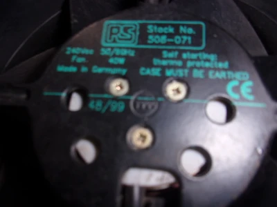 USED RS 508-071 AXIAL FAN