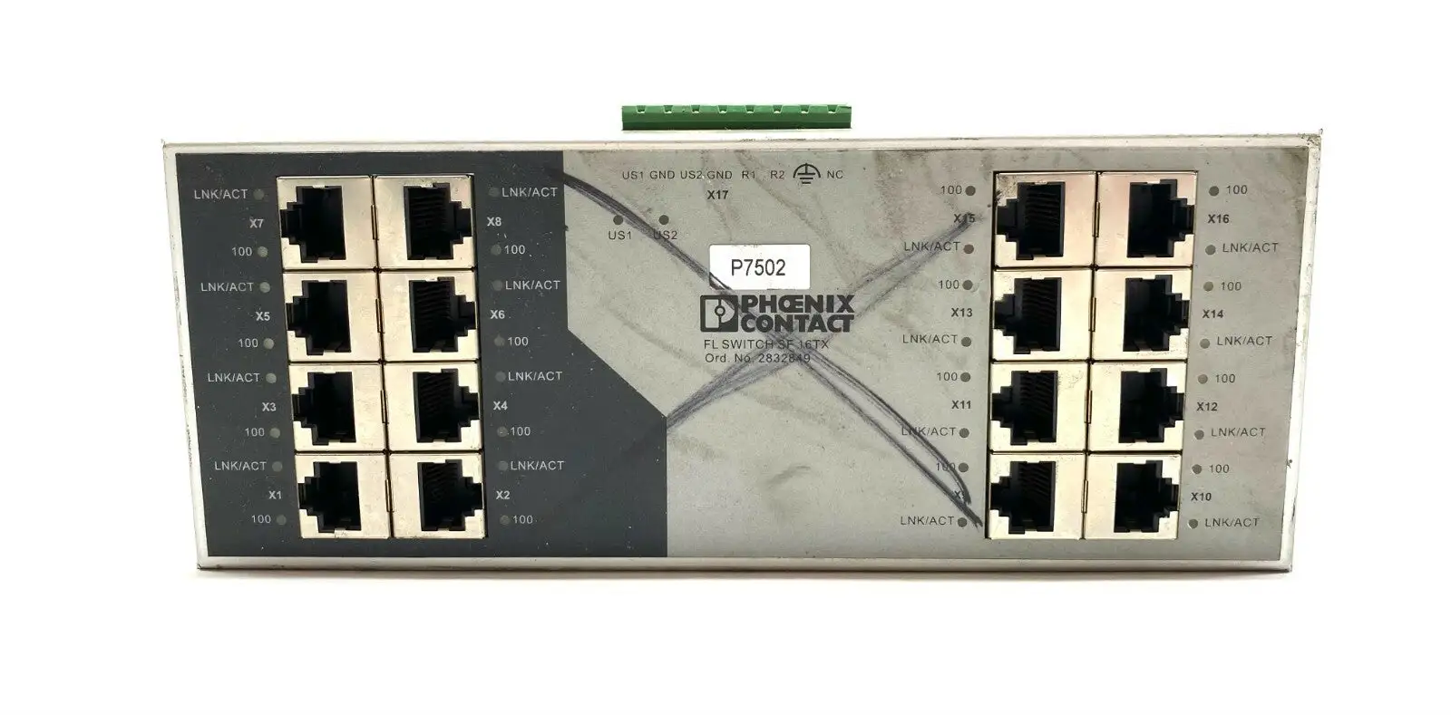 USED PHOENIX CONTACT FL SWITCH SF 16TX ETHERNET MODULE