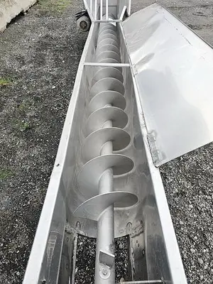 Used Screw Conveyor, 12" Diameter X 156'' Long 🔴 Liquidation Sale – All Offers Considered
