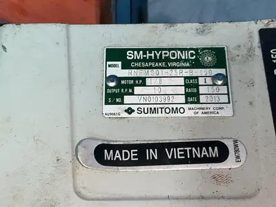 Used 2013 SUMITOMO RNFMS0125RB150 Motors (misc) Ohio US | HGR 24 #1290139