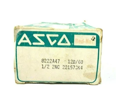 NEW ASCO 8222A47 SOLENOID VALVE 120/60