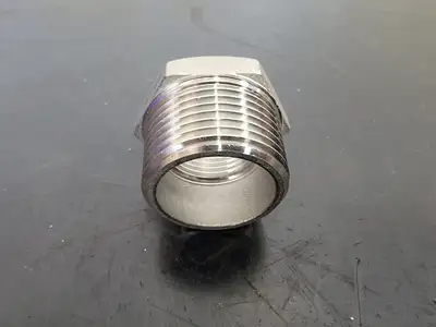 1" x 3/4" 316 Stainless Steel Hex Head Reducing Bushing Class 150 SP-114