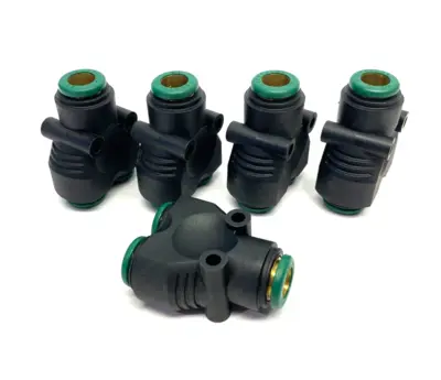 New | in-Stock PARKER PRESTOLOK UNION "Y" CONNECTOR 1/4" OD TUBE Hoses | Maverick Industrial Sales #1110359