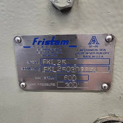 Pump FRISTAM Model FKL25 # 3419