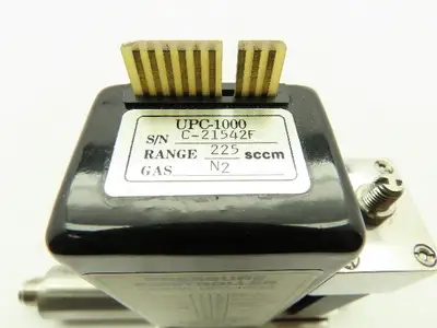 Unit Instruments UPC-1000 Pressure Controller Gas N2 225 sccm 500 PSI Card Edge