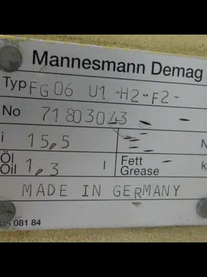 USED MANNESMANN DEMAG FG06 U1-H2-F2
