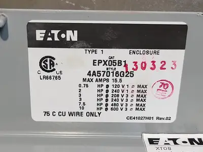 USED EATON EPX05B1