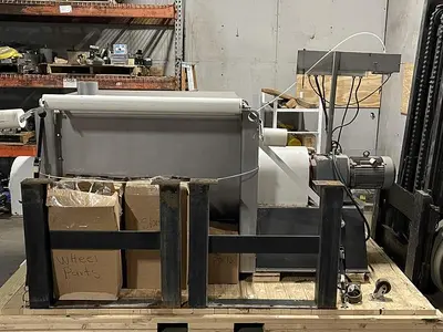 Mixer 300 Gallon 40 CU Feet ribbon blender, bottom discharge