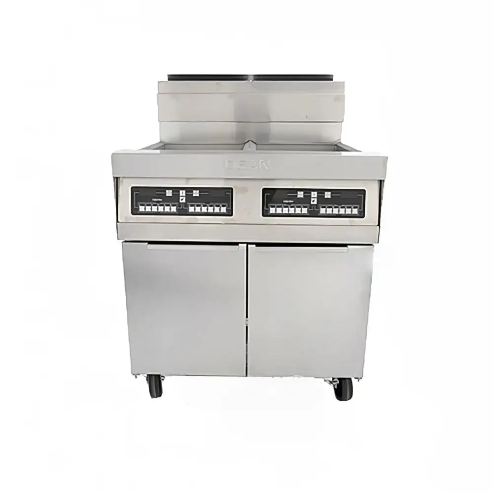 Dean 4PRG50T Gas Fryer - (4) 50 Lb Vats, Floor Model, Liquid Propane