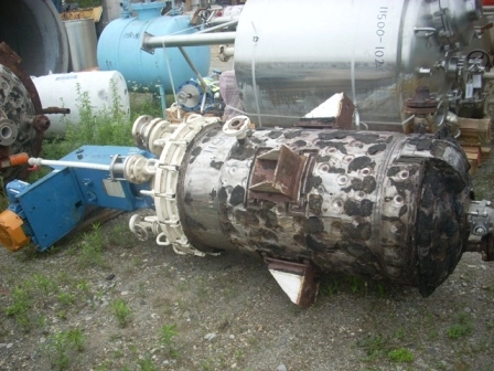 Used approximately 100 gallon 316 stainless steel dimple jacketed reactor