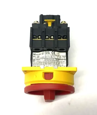 Used Eaton Moeller Emergency Main Switch 3-Pole Flush Mounting 081438 Relays & Switches Michigan US | Maverick Industrial Sales #1391673