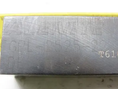 Valenite GPL-2525-22 Indexable Lathe Tool Holder 1" Square Shank USA