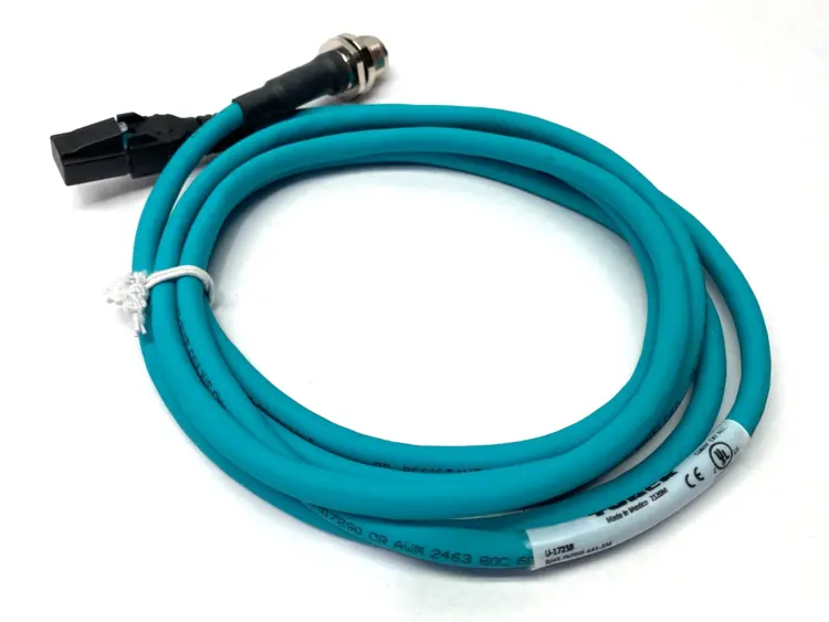 New | in-Stock Turck Double End Ethernet Cordset RJ45 Male M12 Female U-17238 Cable & Wire Michigan US | Maverick Industrial Sales #1391310