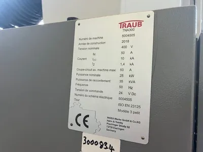 2018 TRAUB TNA 300 CNC Lathes | Charter Auctions (19)