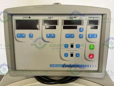 USED SORVALL EVOLUTION RC CENTRIFUGE 21,000 RPM W/ SORVALL SS-34 FIXED ANGLE ROTOR