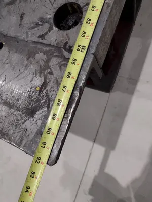92" X 120" HEAVY DUTY STEEL SURFACE PLATE LAYOUT TABLE: STOCK #19730