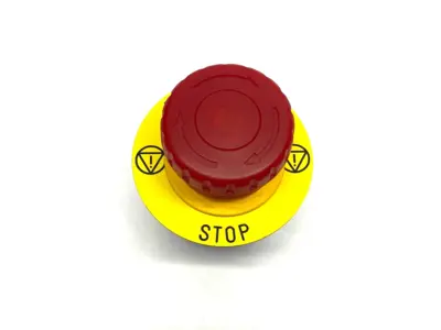 USED BANNER ENGINEERING PANEL-MOUNT EMERGENCY STOP PUSH BUTTON 30MM 2NC/1NO