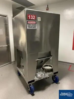 USED TOTE Systems 48" x 42" x 40" Tote Systems Stainless Steel Transfer Bins