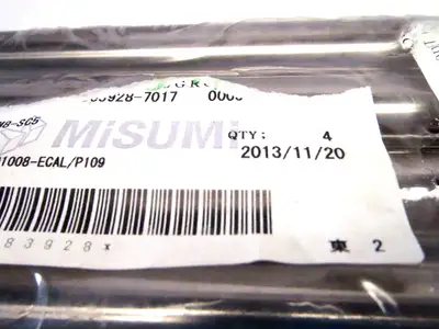 SFU25-375-M8-SC5 | Misumi  Precision Linear Shafts One End Tapped WF LOT OF 4 - New Other