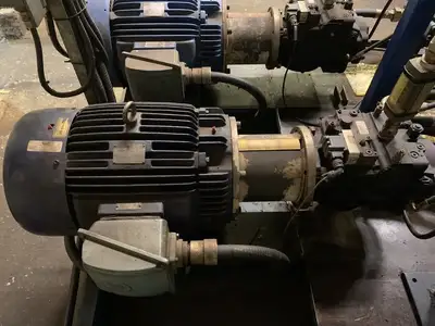 Twin Hydraulic Power Pack, 20HP + 40HP Motors