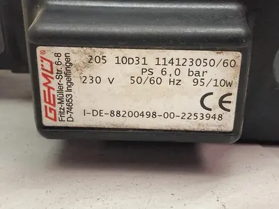 Used GEMU I-DE-88200498-00-225394 Pump & Valve Parts Ohio US | Surplus Asset Holdings #1242103
