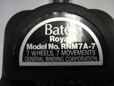 USED BATES ROYALL AUTOMATIC NUMBERING MACHINE RNM6-7