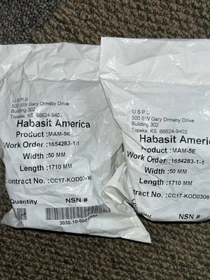 Large Lot Of 40 Various Habasit America Belts See Photos For P/N’s