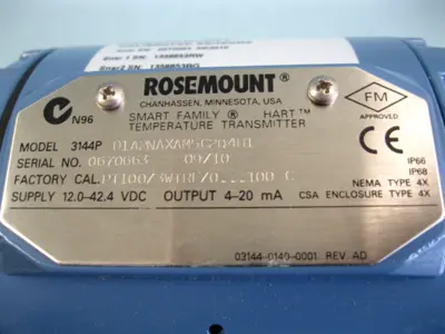 NEW Rosemount 3144P D1A2NAXAM5C2Q4U1