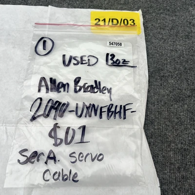 Used Allen-Bradley 2090-UXNFBHF-S01 Servo Controller Parts California US | Davliegogo LLC #1706918