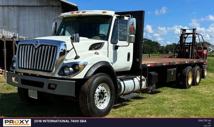 Used 2018 INTERNATIONAL 7400 SBA Flatbed Trucks Alabama US | Proxy Equipment #1424323