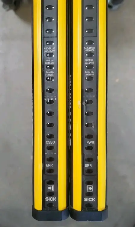 Used SICK deTec4 Core C4C-SA19510A10000/C4C-EA19510A10000 Light Curtains & Grids South Carolina US | Palmetto Automation #1159953