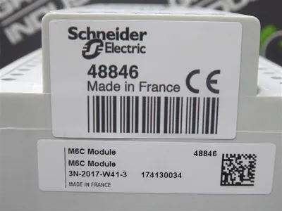 Schneider 48846 M6C Programmable Contact Module Used