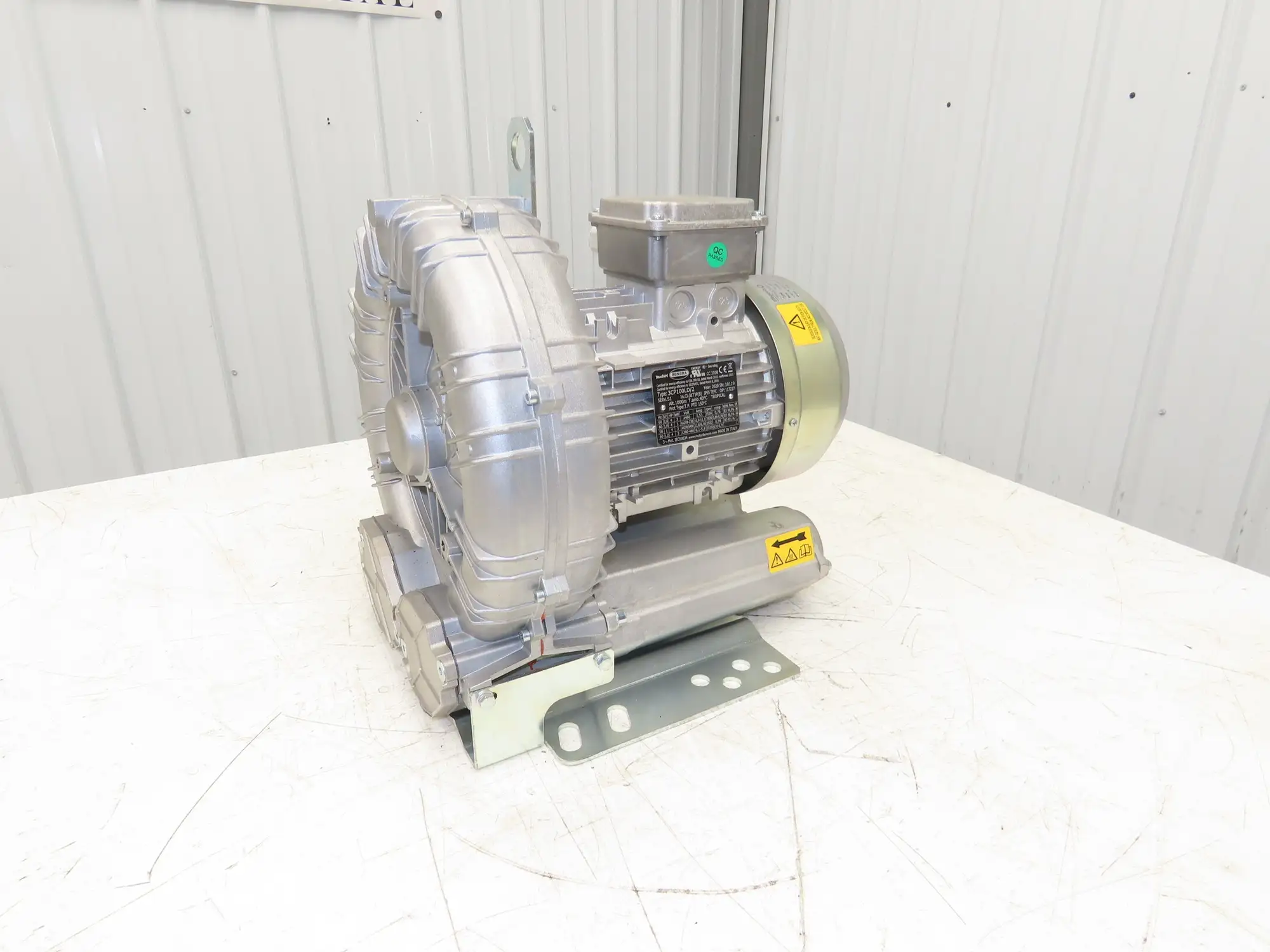 Effepizeta SCL K05-MS Regenerative Vacuum Blower 156cfm 4Hp 230/460V 3PH