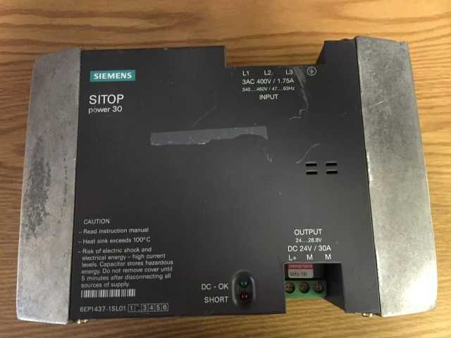 Used SIEMENS 6EP1437-1SL011 DIN Rail Power Supplies Ohio US | G-2000, Inc. #1082054