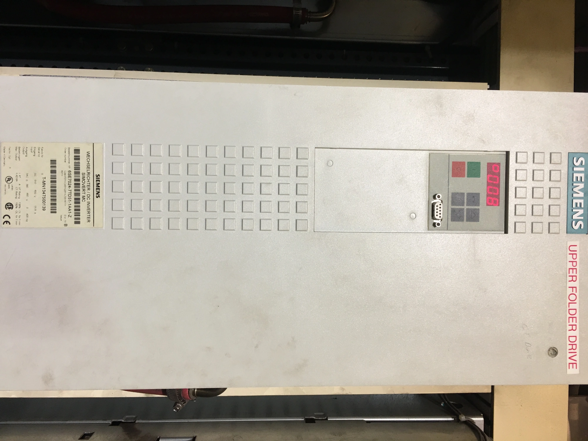 USED SIEMENS MASTERDRIVES - Slitters & Folder 22 KW
