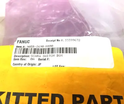 New | in-Stock FANUC SCARA EMERGENCY OPERATION SWITCH BOX CONTROL PANEL KIT Relays & Switches | Maverick Industrial Sales #1101984